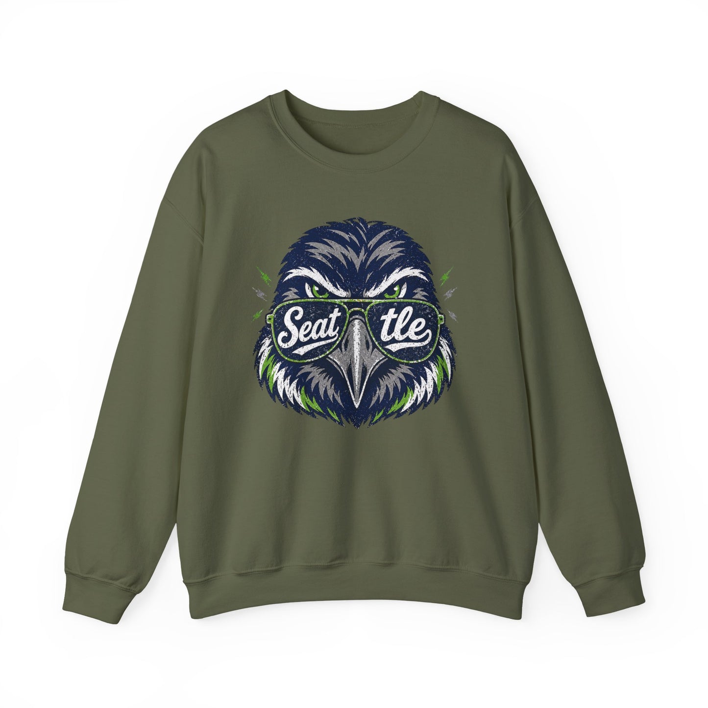 Seattle City Spirit Football Graphic Sweatshirt