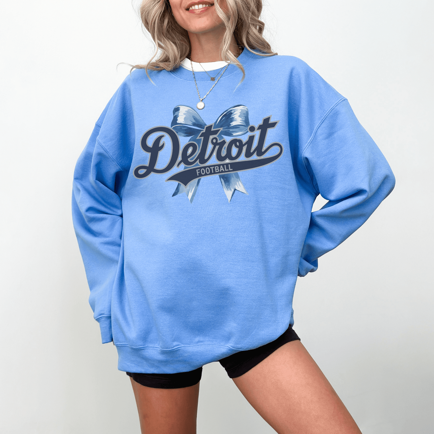 Detroit Bow Football Sweatshirt