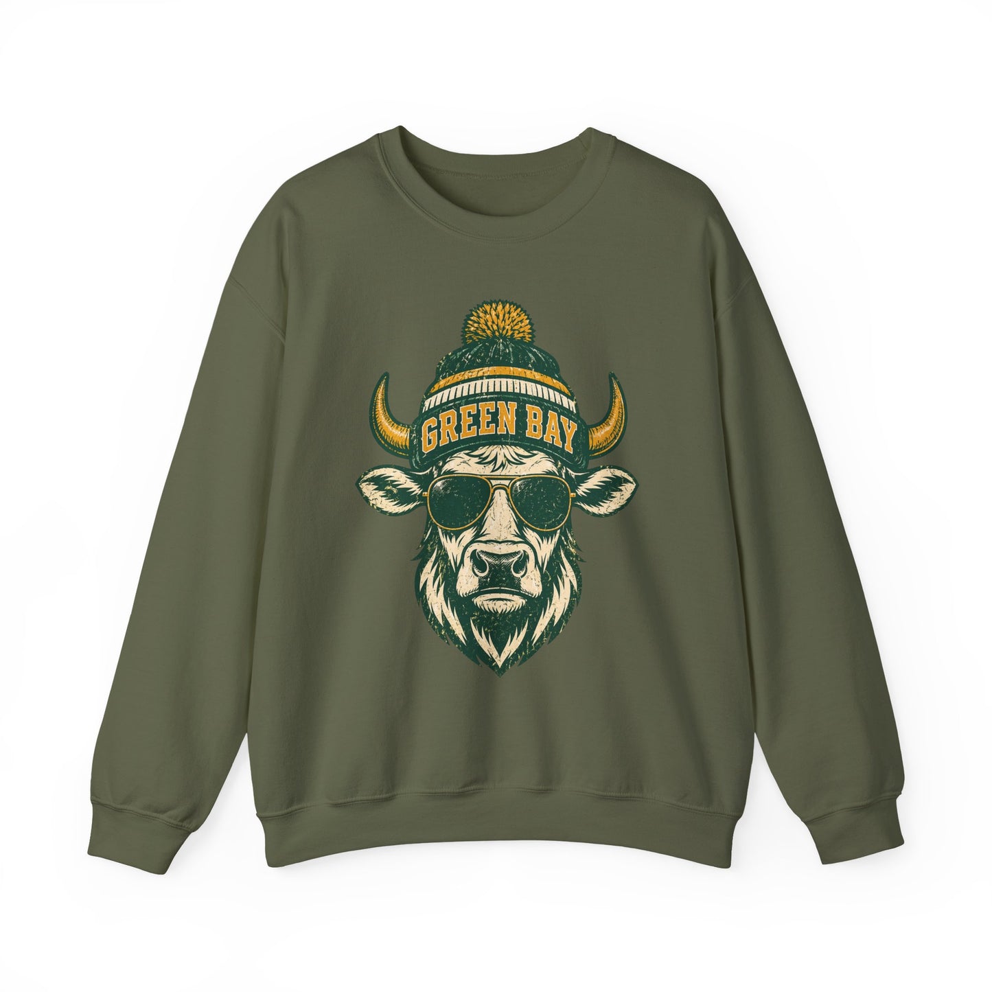 Green Bay Western Character Football Graphic Sweatshirt