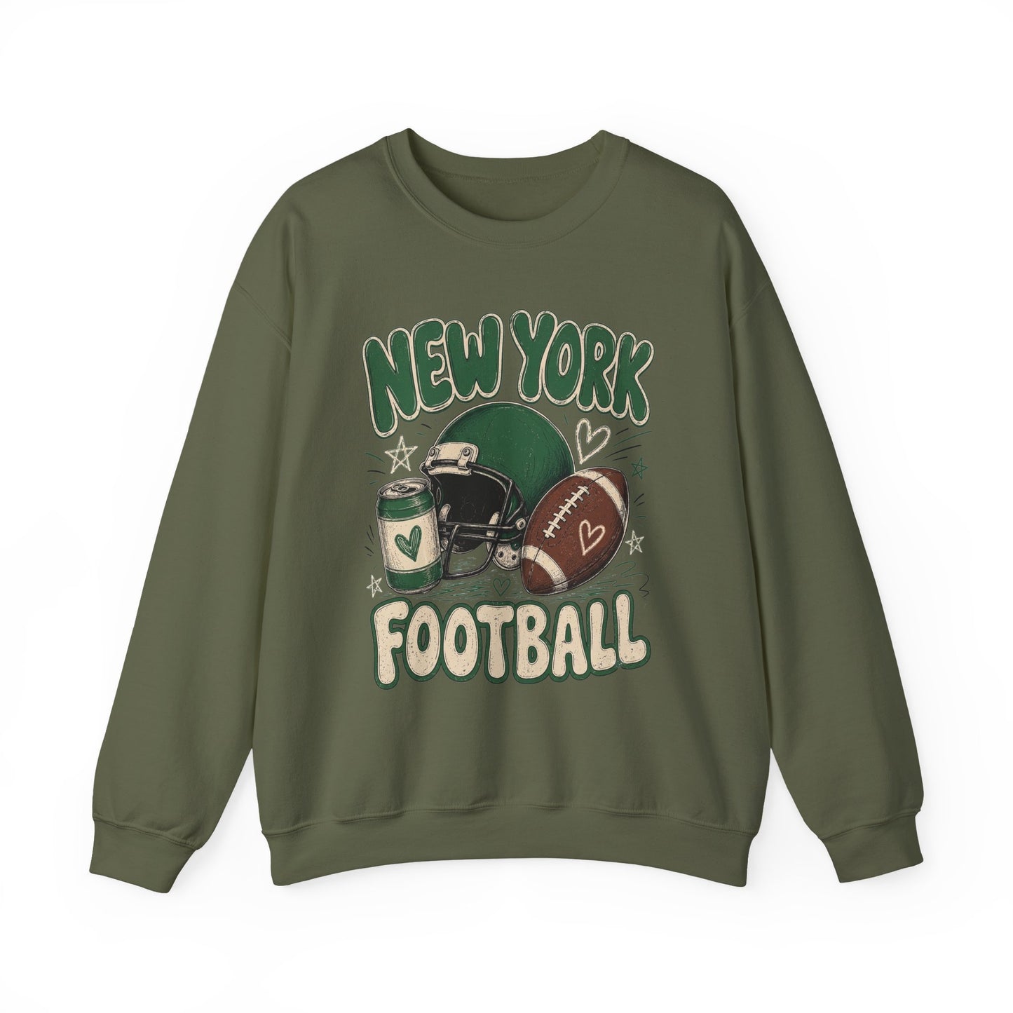 New York Icon Football Graphic Sweatshirt