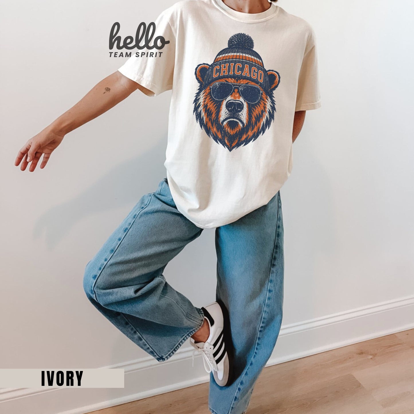 Chicago Vintage Football Graphic T-shirt