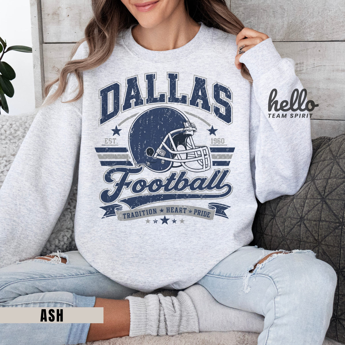 Dallas Established Football Graphic Sweatshirt