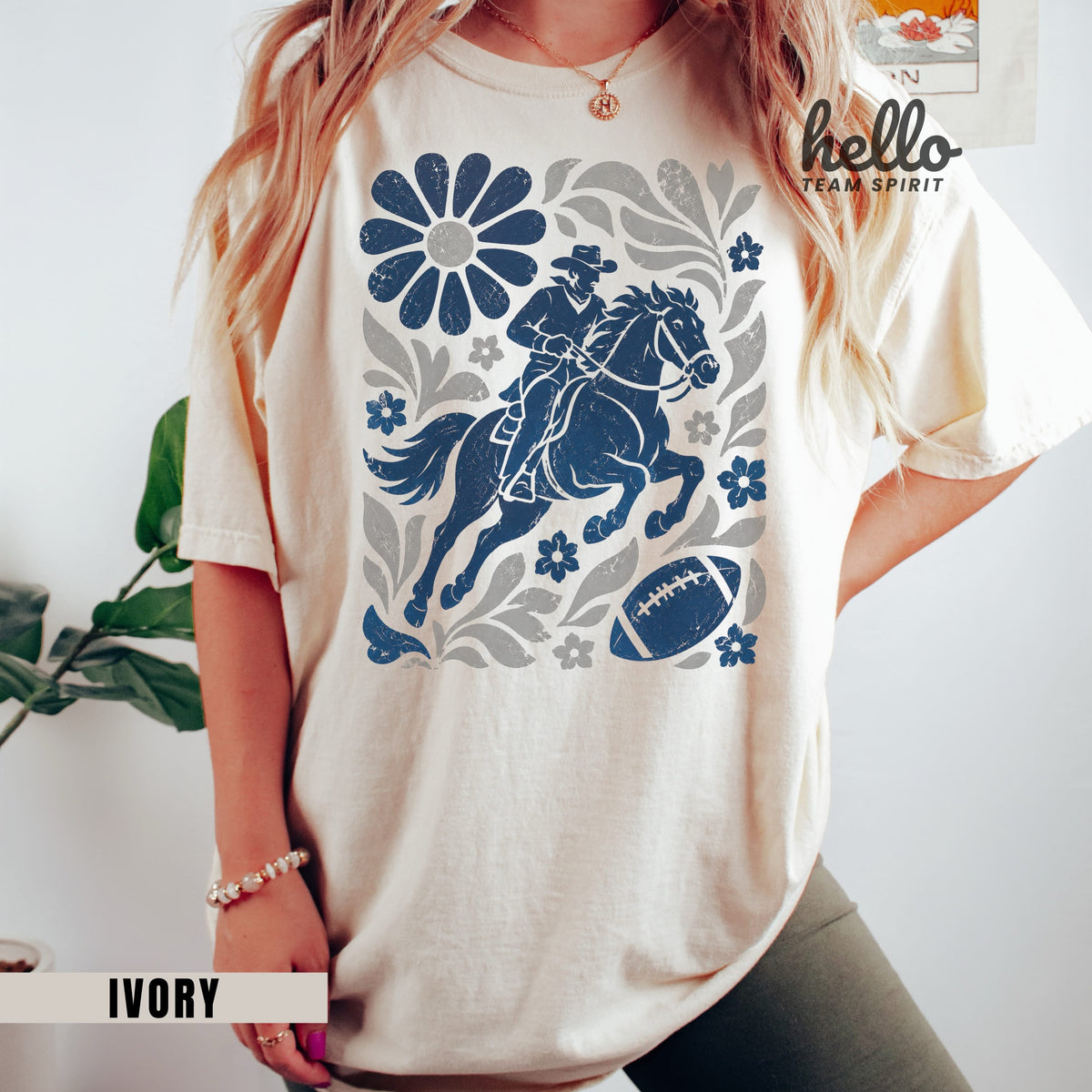Dallas Boho Football Graphic T-shirt