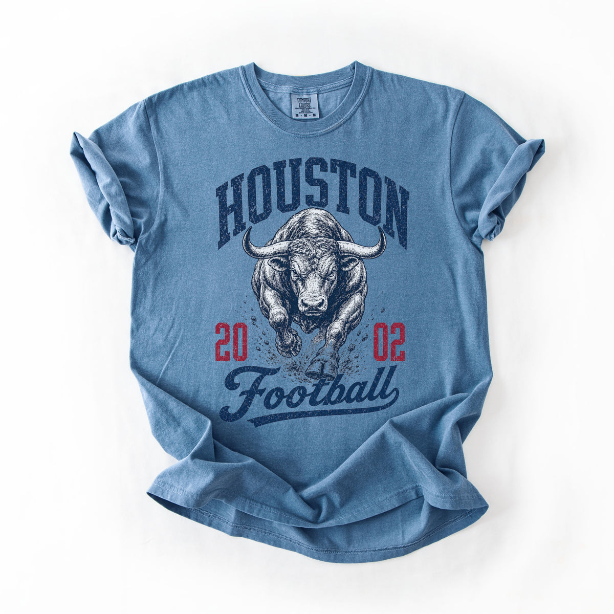 Houston Vintage Football Graphic T-shirt