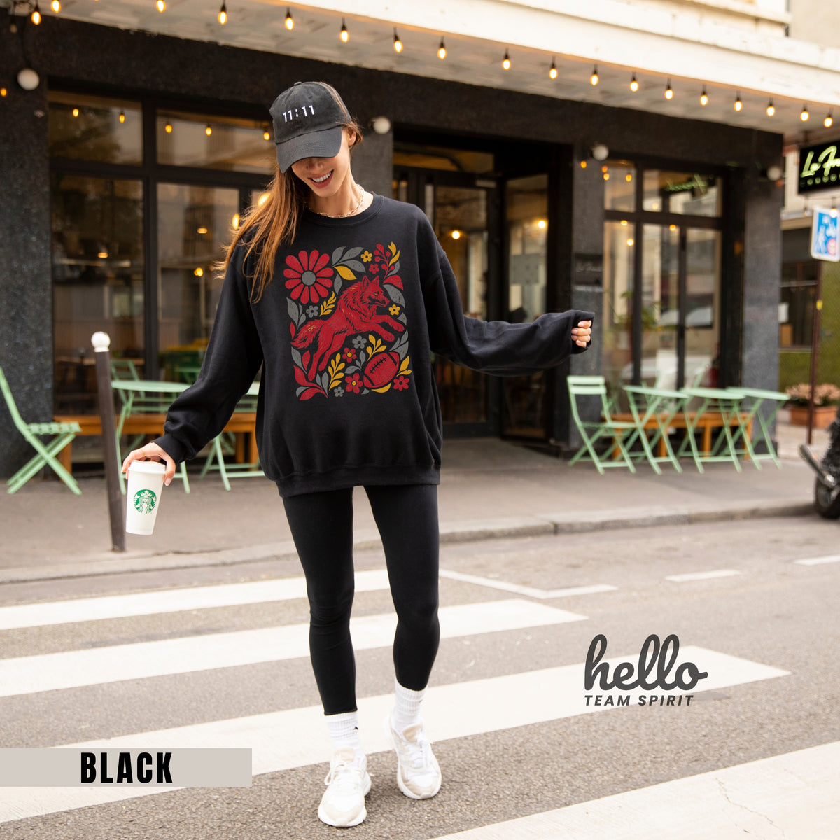 Kansas City Boho Football Graphic Sweatshirt