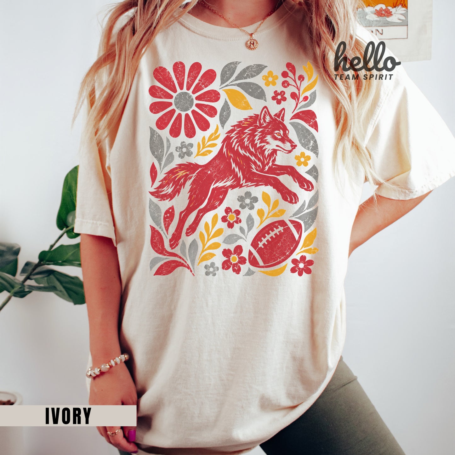 Kansas City Boho Football Graphic T-shirt