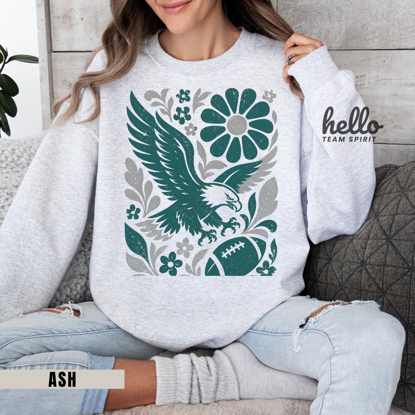 Philadelphia Boho Football Graphic Sweatshirt