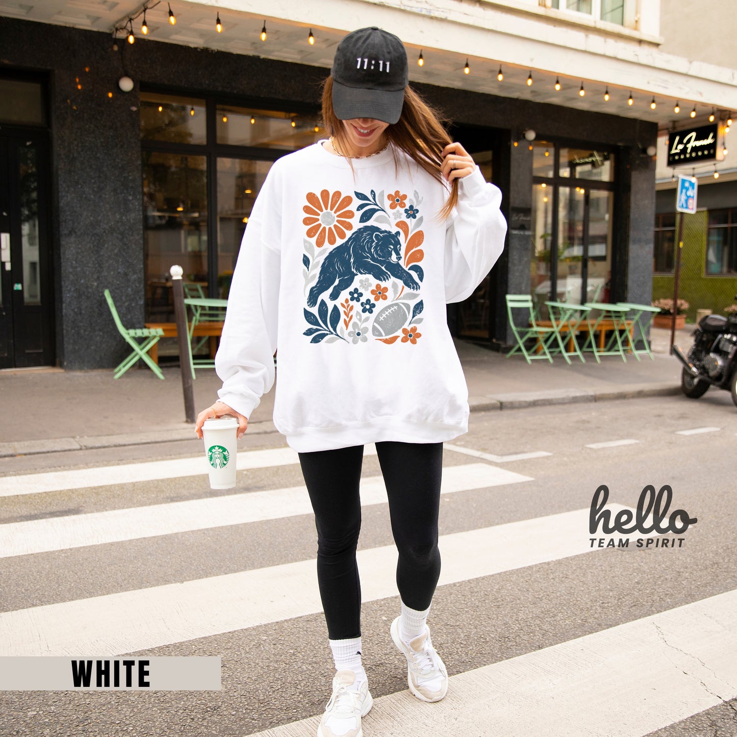 Chicago Boho Football Graphic Sweatshirt