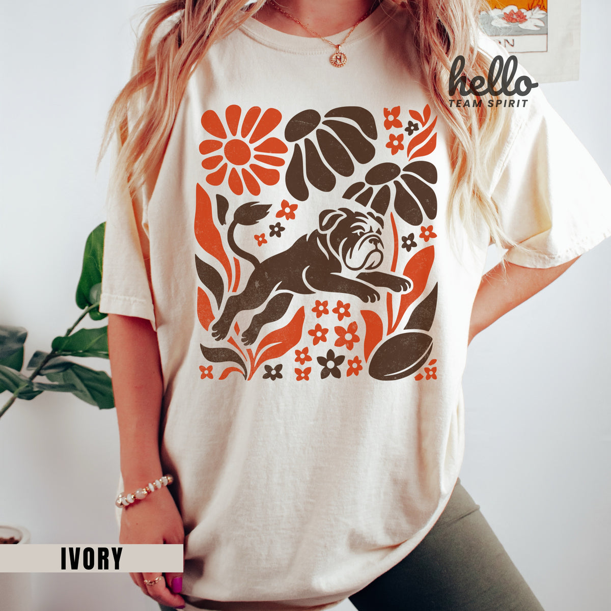 Cleveland Boho Football Graphic T-shirt