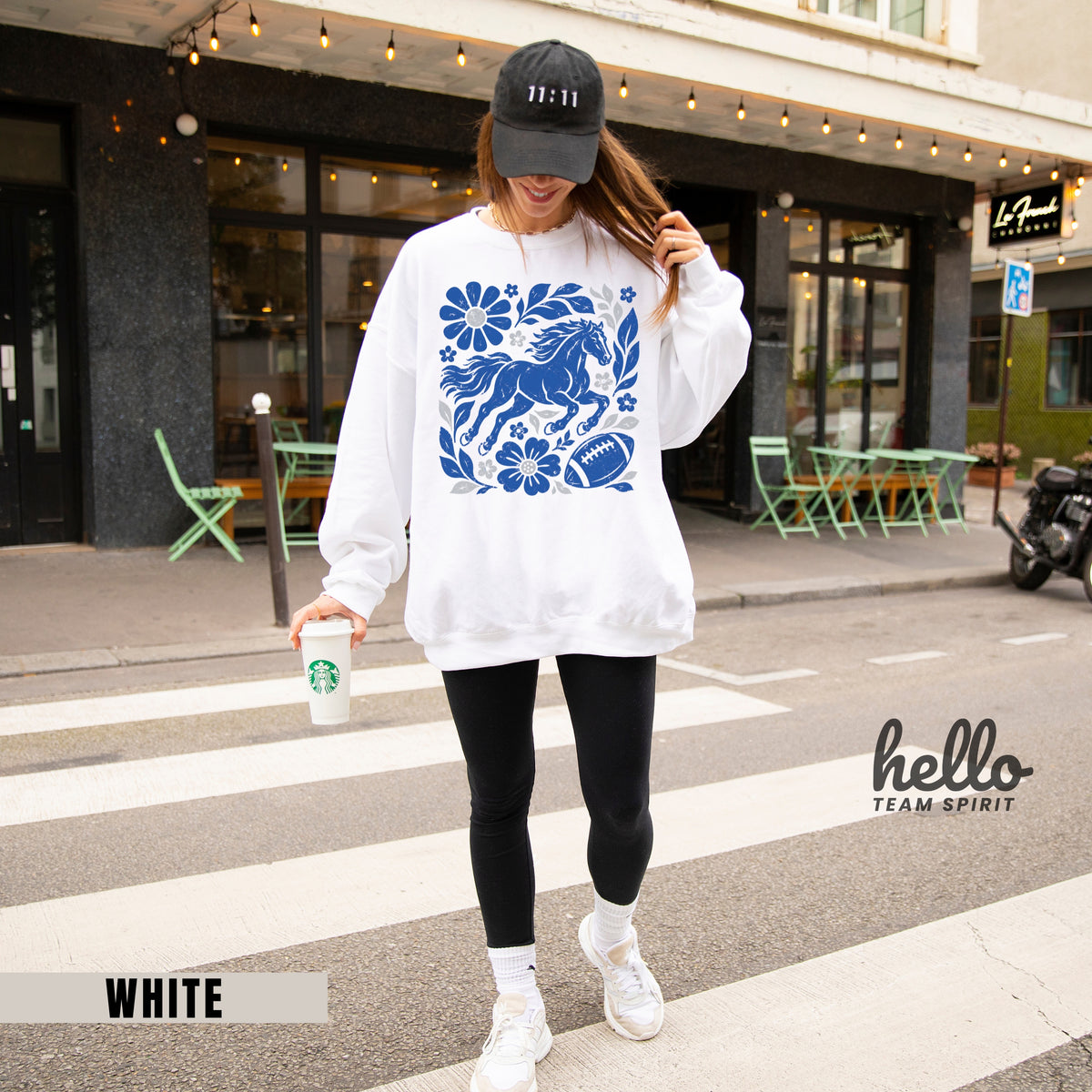 Indianapolis Boho Football Graphic Sweatshirt
