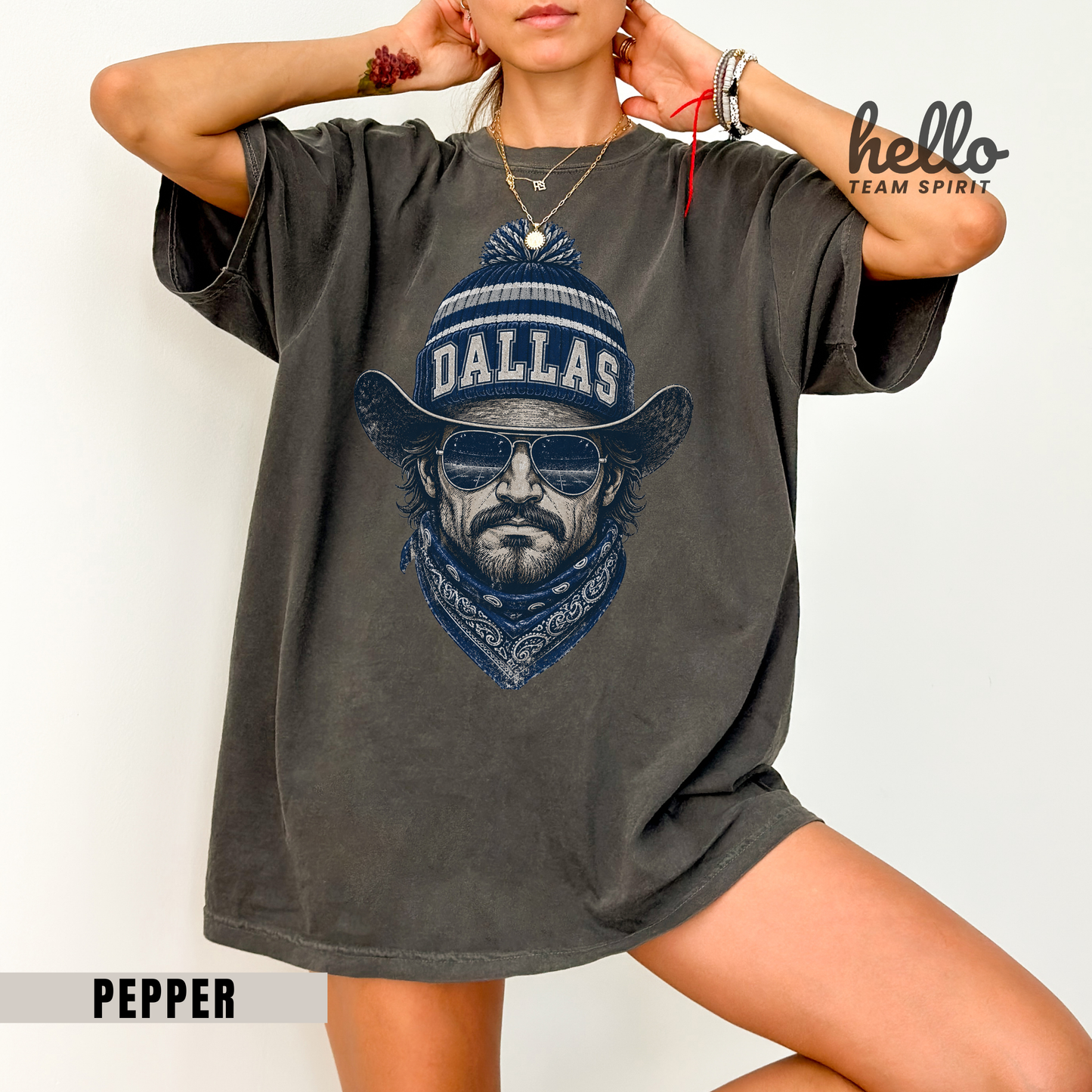 Dallas Western Football Graphic T-shirt