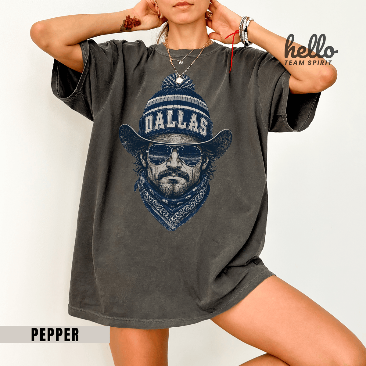 Dallas Western Football Graphic T-shirt