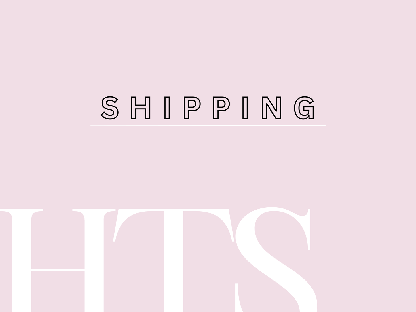 Shipping