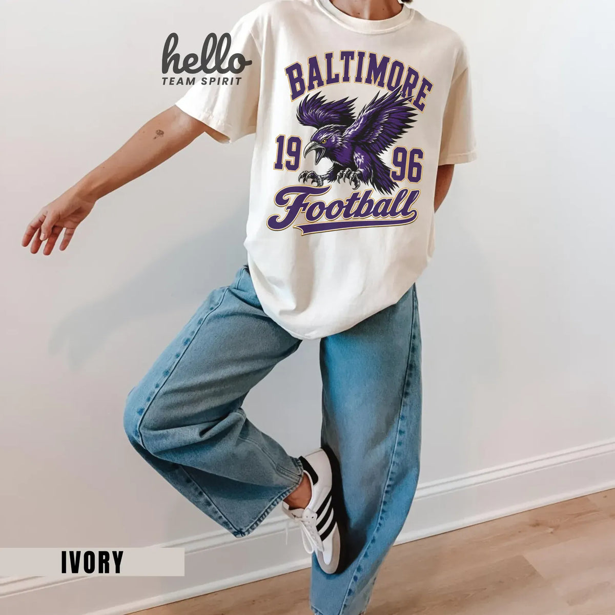 Baltimore Classic Football Graphic T-shirt