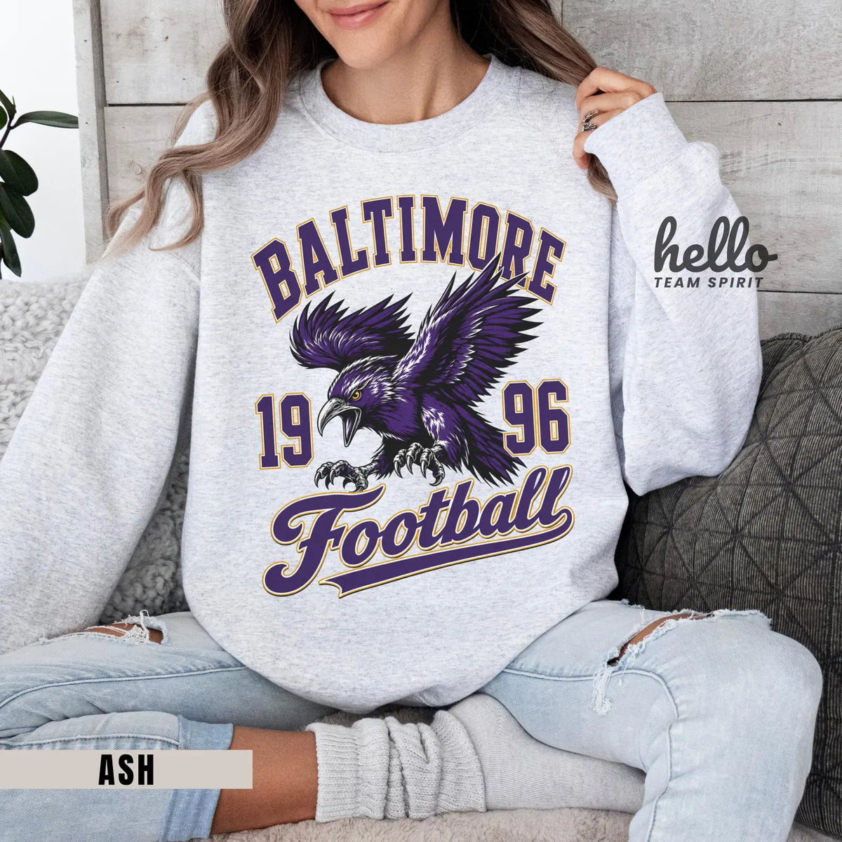 Baltimore Classic Football Graphic Sweatshirt