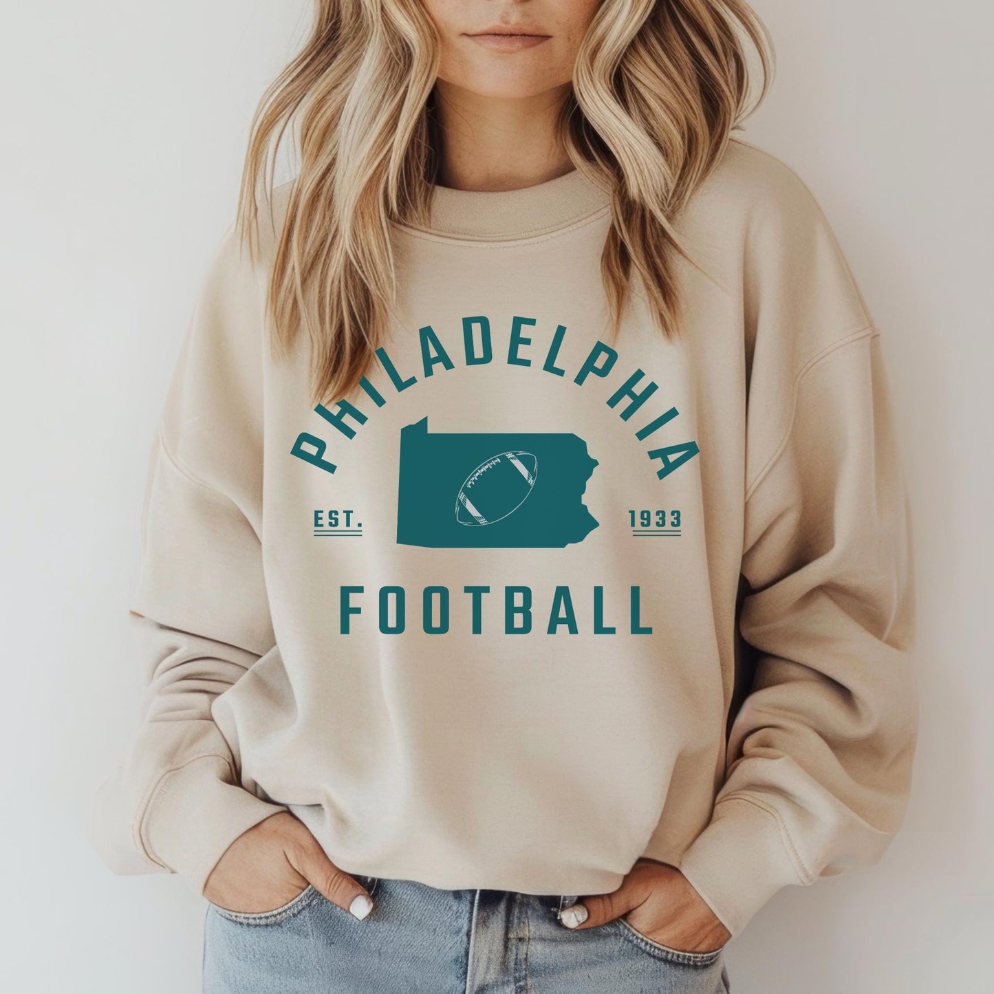 Philly Sweatshirt, Philadelphia Sweatshirt, Philadelphia Fan Sweatshirts, Philly Sports Gifts, Eagle Mascot Sweatshirt, Philly Gift