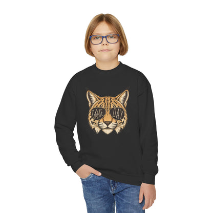 Wildcat Vintage School Spirit Graphic Youth Sweatshirt
