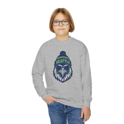 Seattle Classic Character Football Graphic Youth Sweatshirt