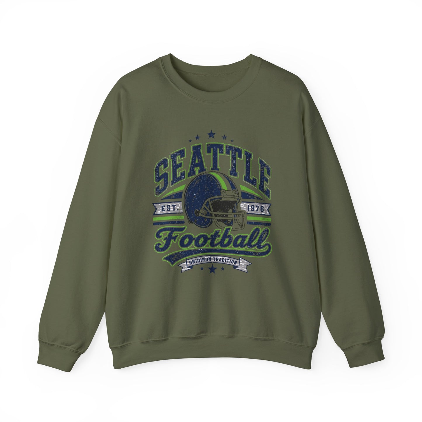 Seattle Classic Football Graphic Sweatshirt