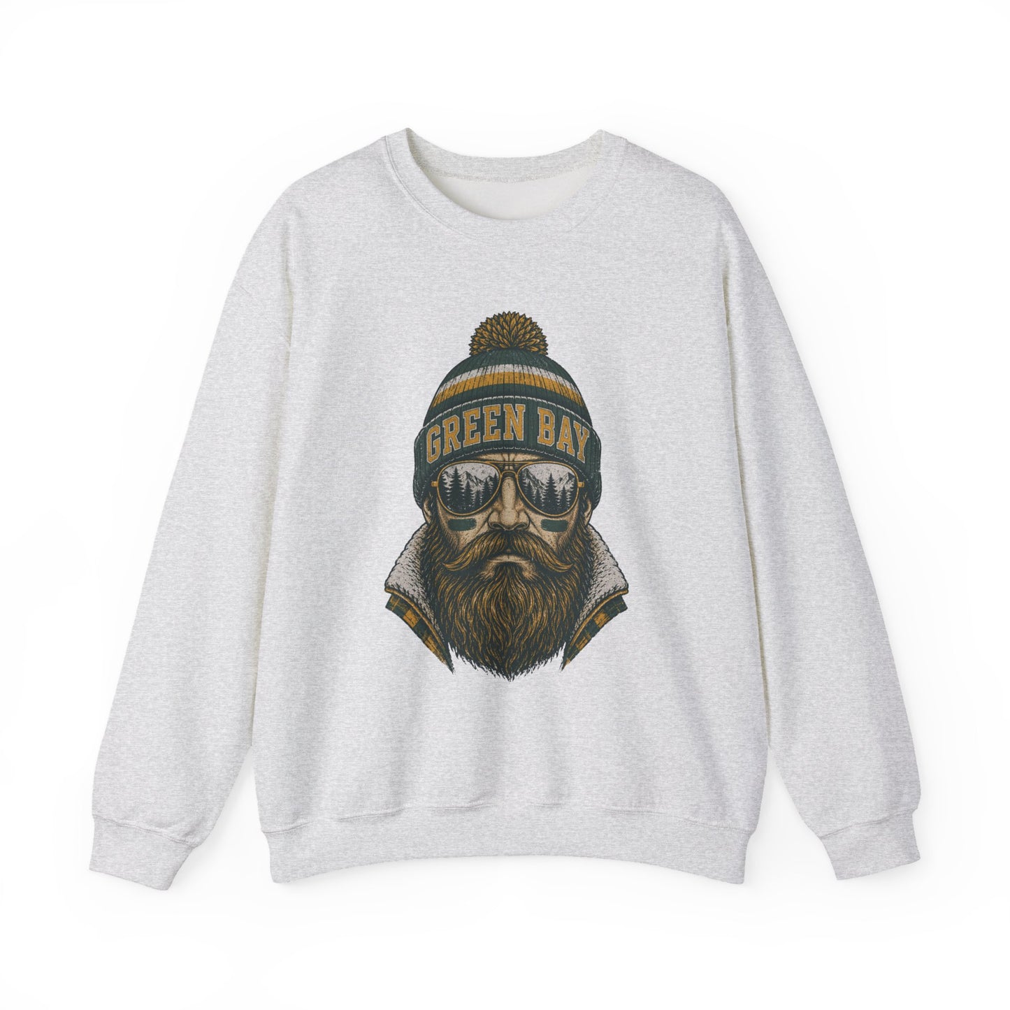 Green Bay Vintage Character Football Graphic Sweatshirt