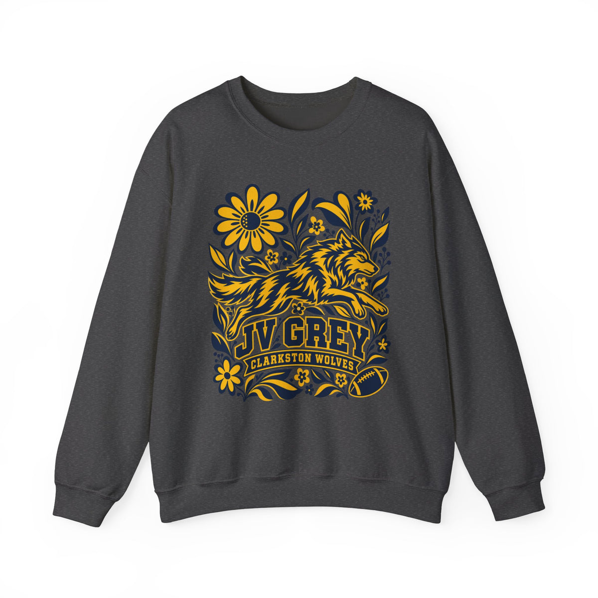 Clarkston JV Grey Graphic Sweatshirt