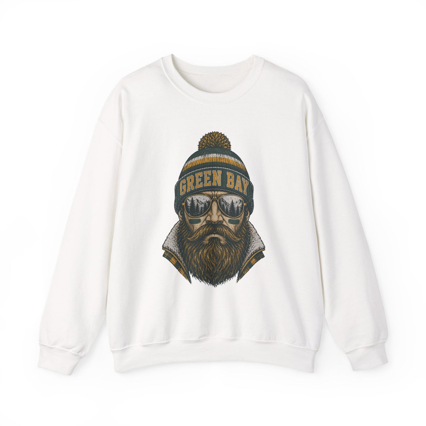 Green Bay Vintage Character Football Graphic Sweatshirt