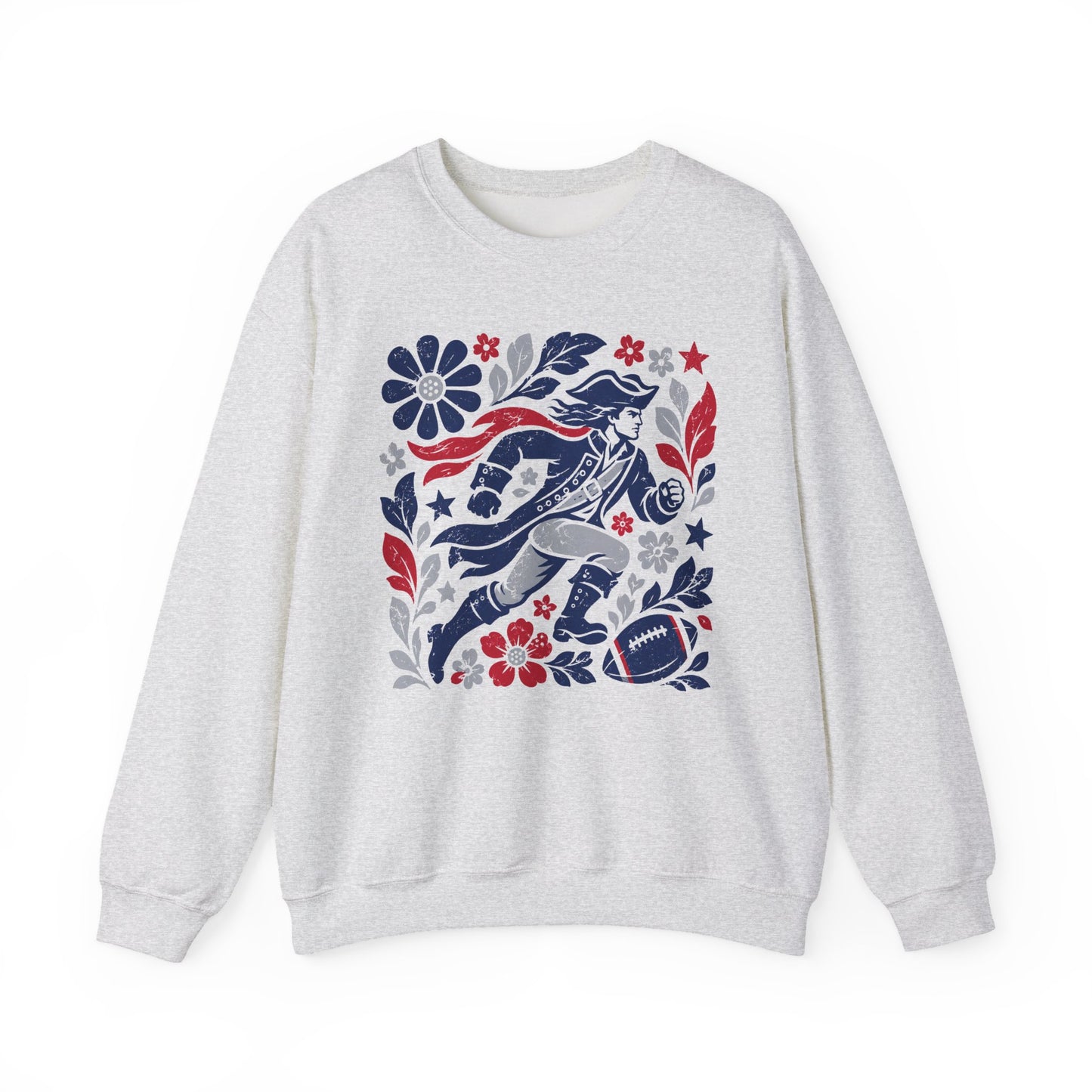 New England Boho Football Graphic Sweatshirt