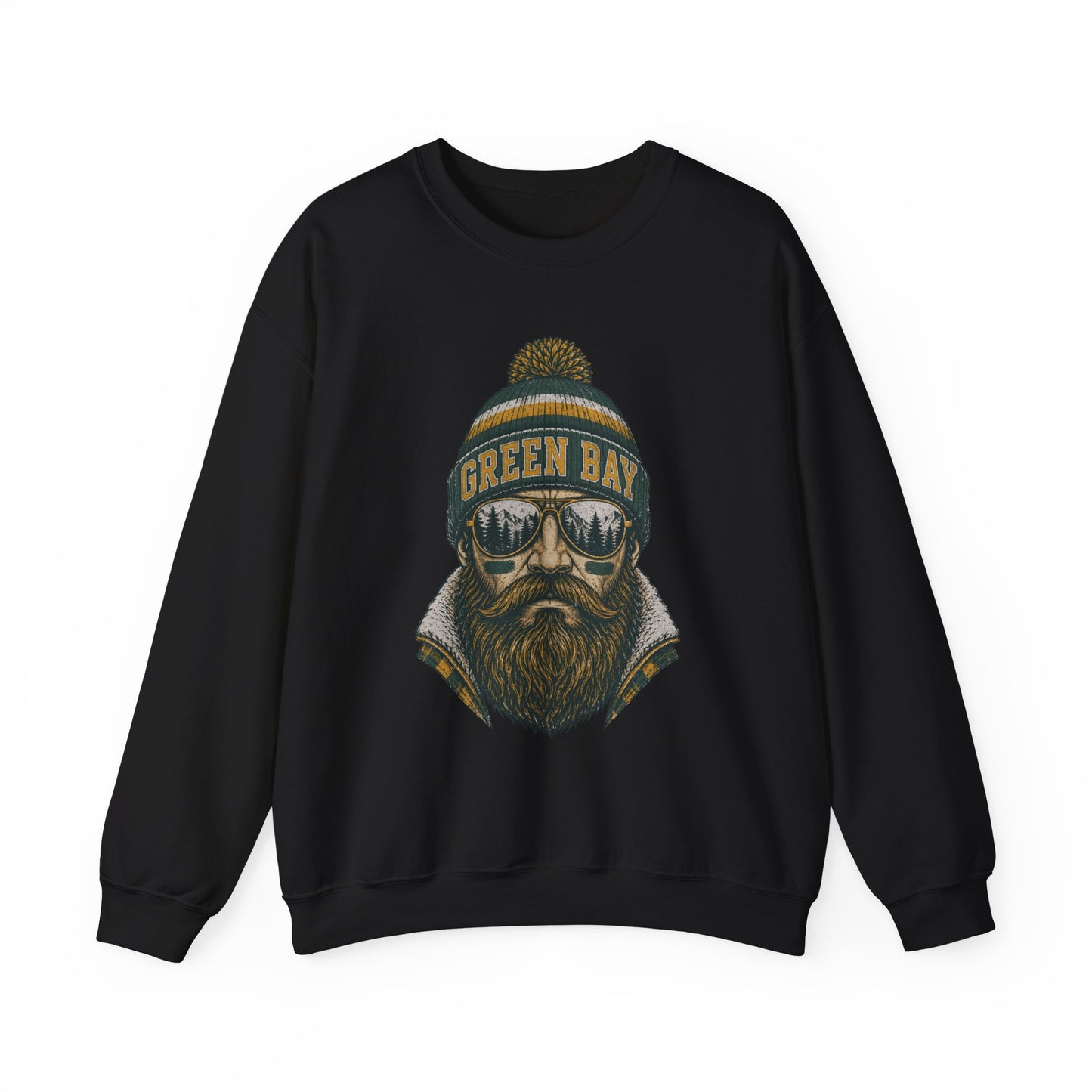 Green Bay Vintage Character Football Graphic Sweatshirt