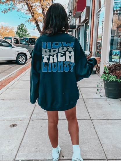 Retro Detroit Football Sweatshirt