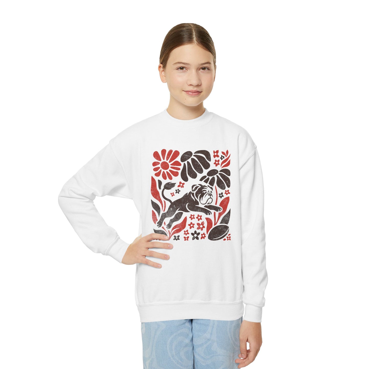 Cleveland Boho Football Graphic Youth Sweatshirt