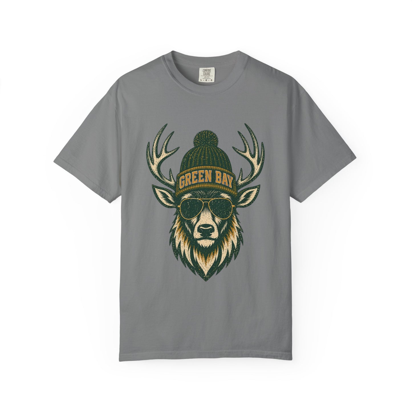 Green Bay Woodland Football Graphic T-shirt