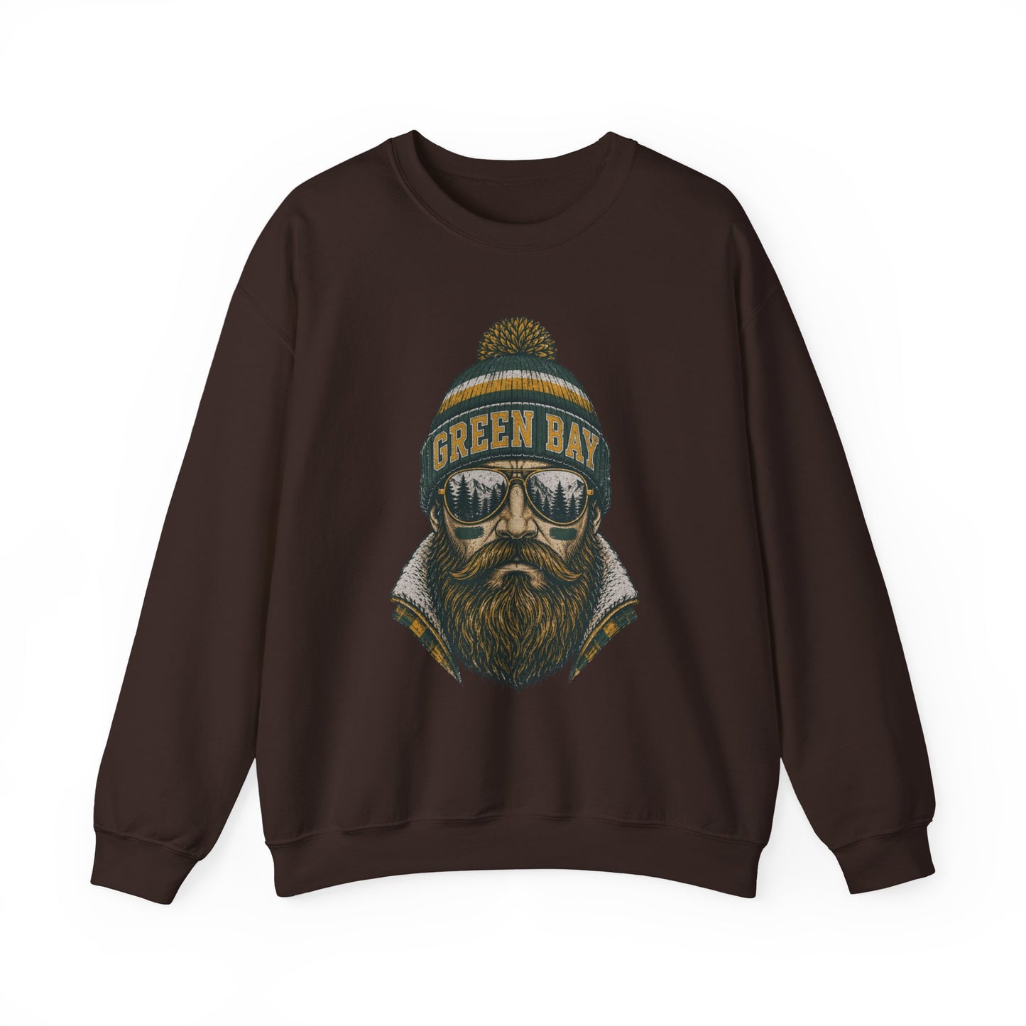 Green Bay Vintage Character Football Graphic Sweatshirt