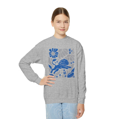 Detroit Boho Football Graphic Youth Sweatshirt