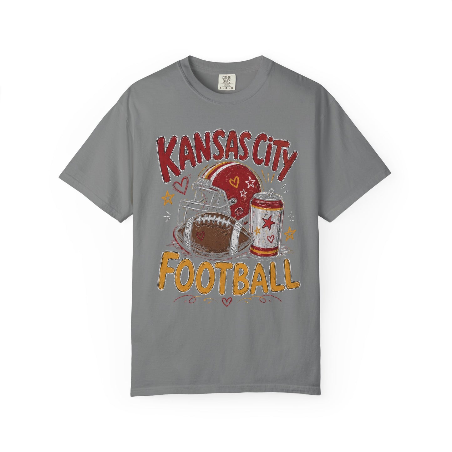Kansas City Icon Football Graphic T-shirt