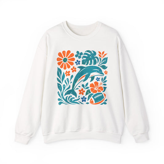 Miami Boho Football Graphic Sweatshirt