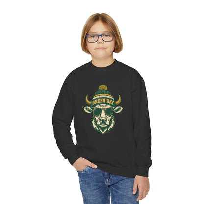 Green Bay Western Character Football Graphic Youth Sweatshirt