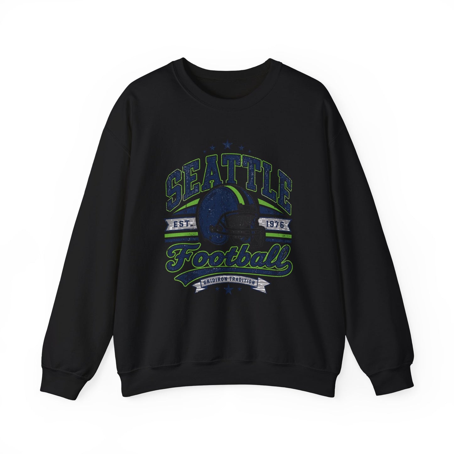 Seattle Classic Football Graphic Sweatshirt