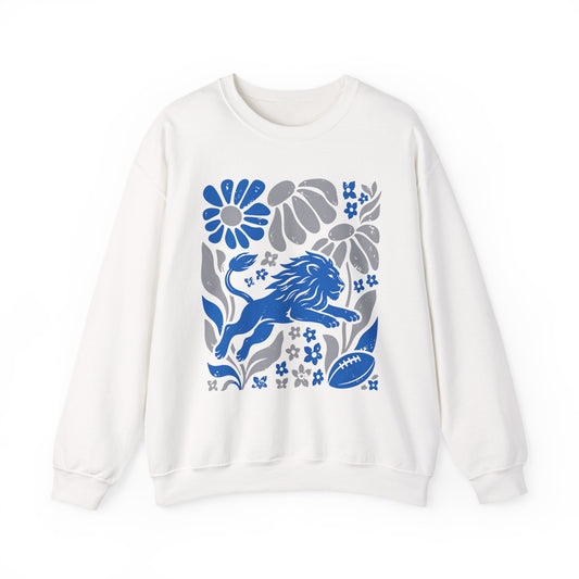 Detroit Boho Football Graphic Sweatshirt