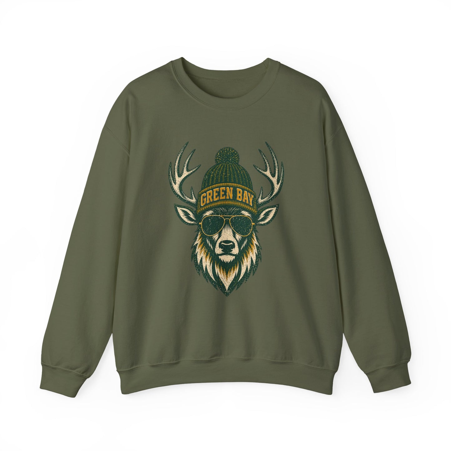 Green Bay Woodland Football Graphic Sweatshirt