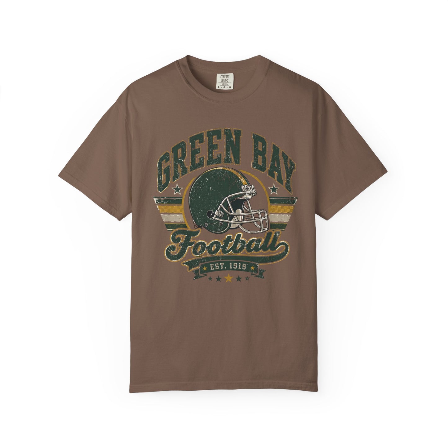 Green Bay Heritage Football Graphic T-shirt