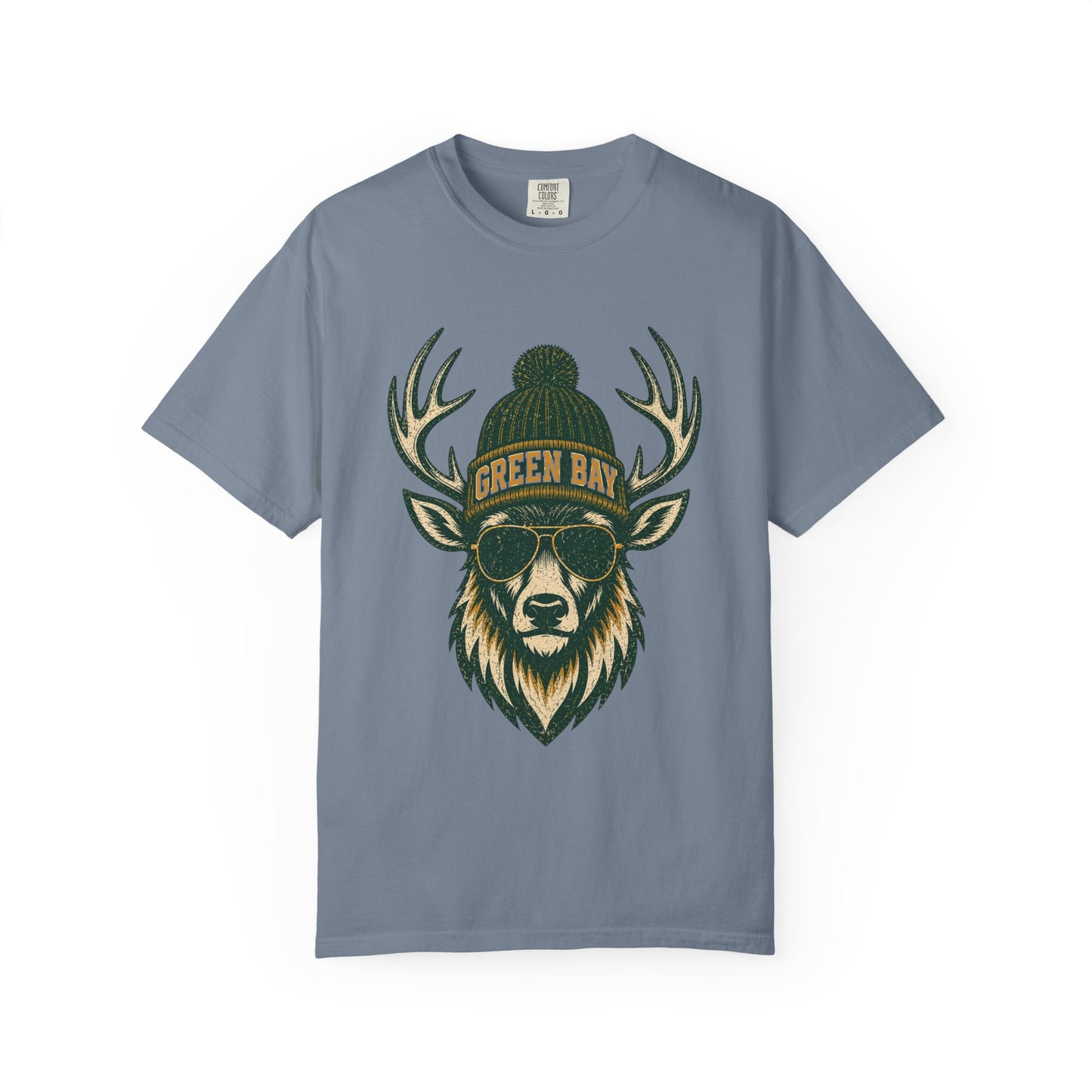 Green Bay Woodland Football Graphic T-shirt