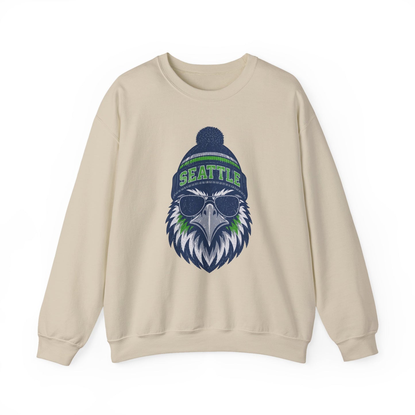 Seattle Classic Character Football Graphic Sweatshirt