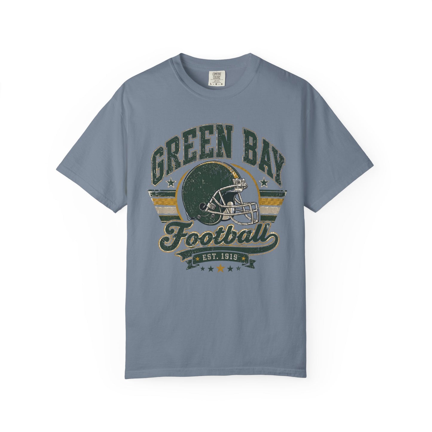 Green Bay Heritage Football Graphic T-shirt