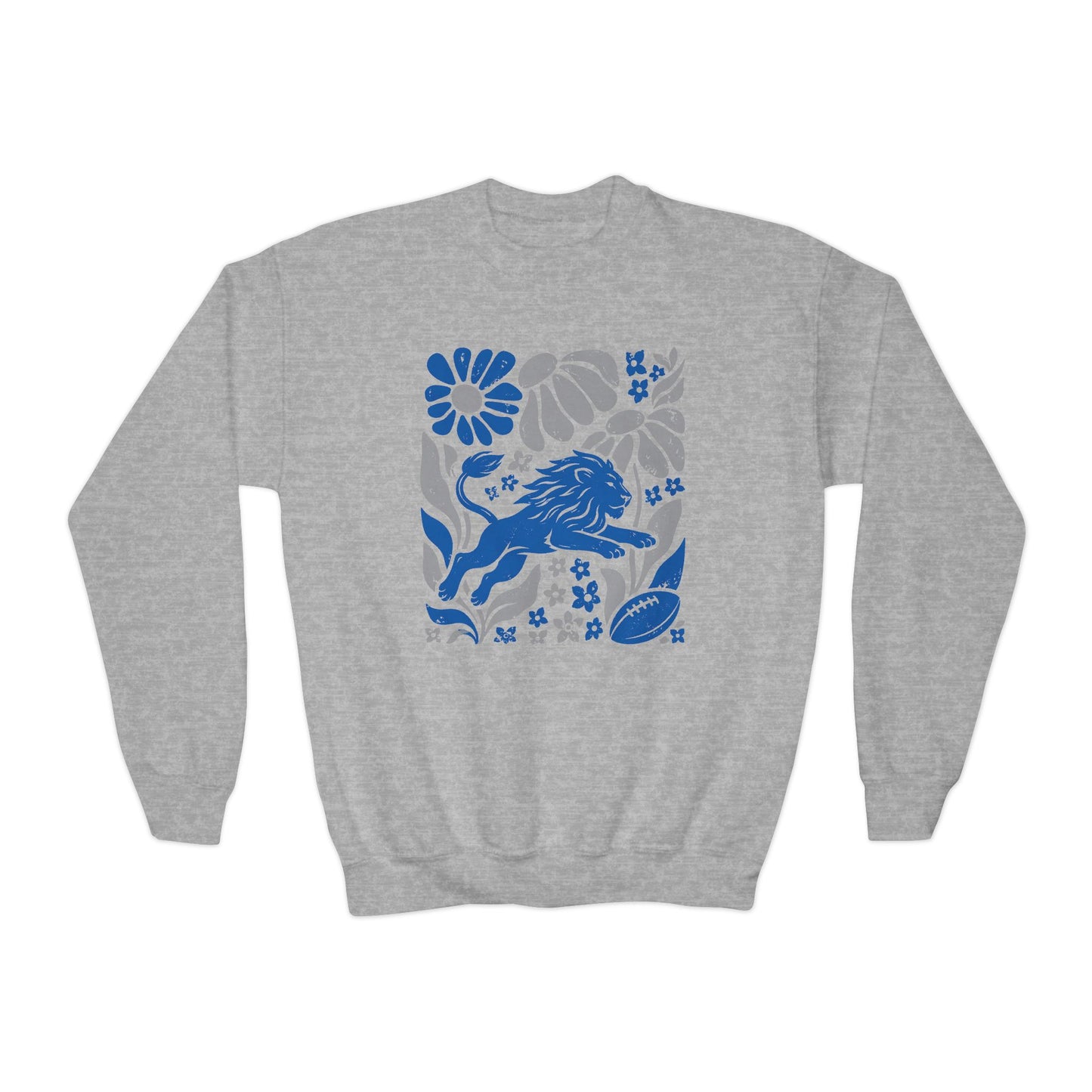 Detroit Boho Football Graphic Youth Sweatshirt