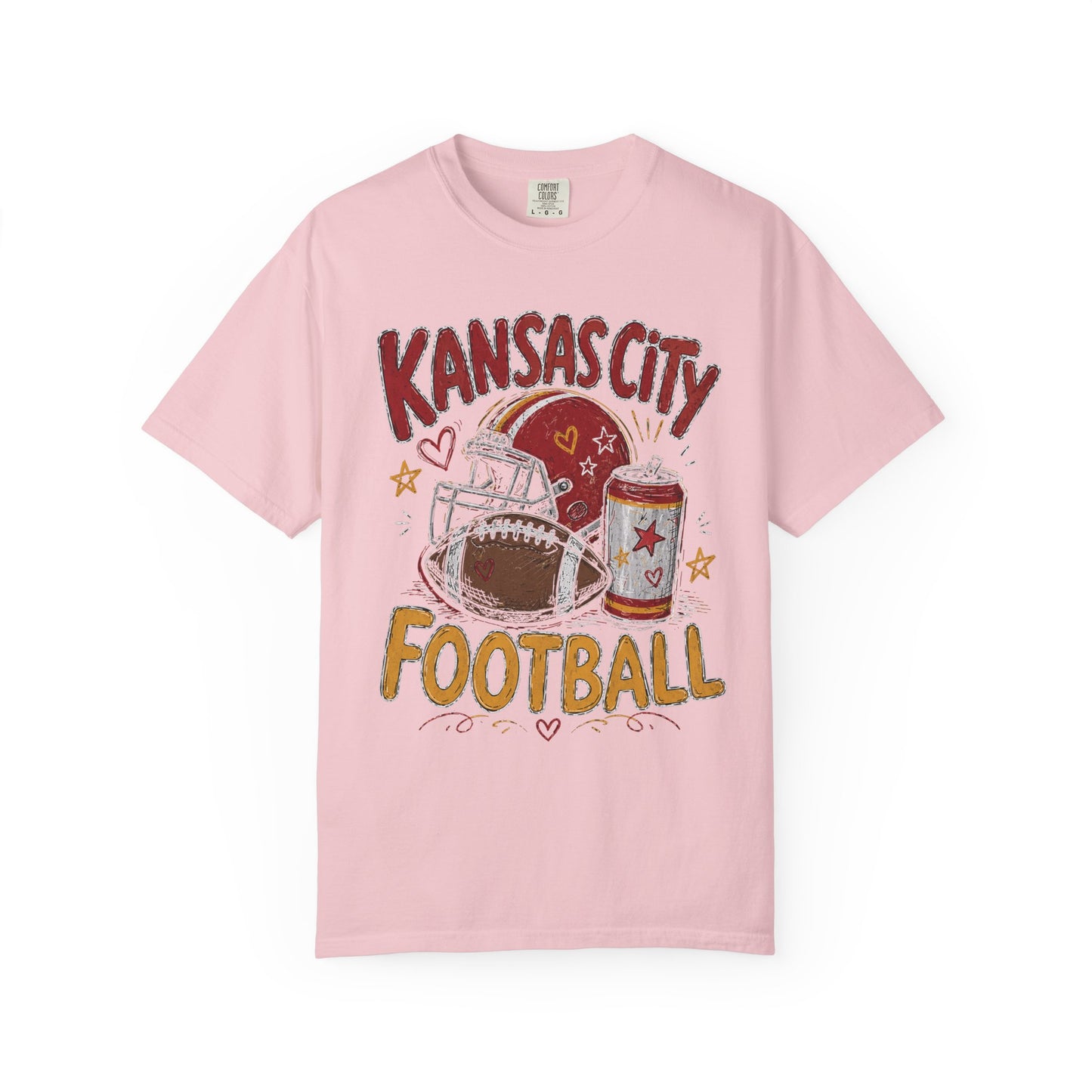 Kansas City Icon Football Graphic T-shirt