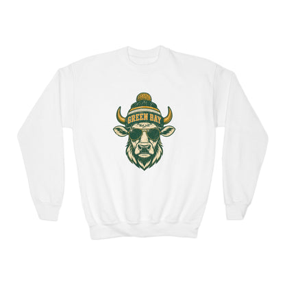 Green Bay Western Character Football Graphic Youth Sweatshirt