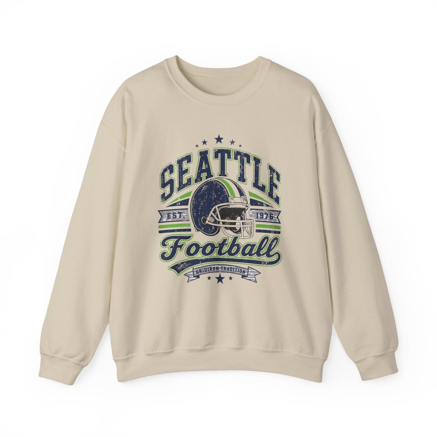 Seattle Classic Football Graphic Sweatshirt