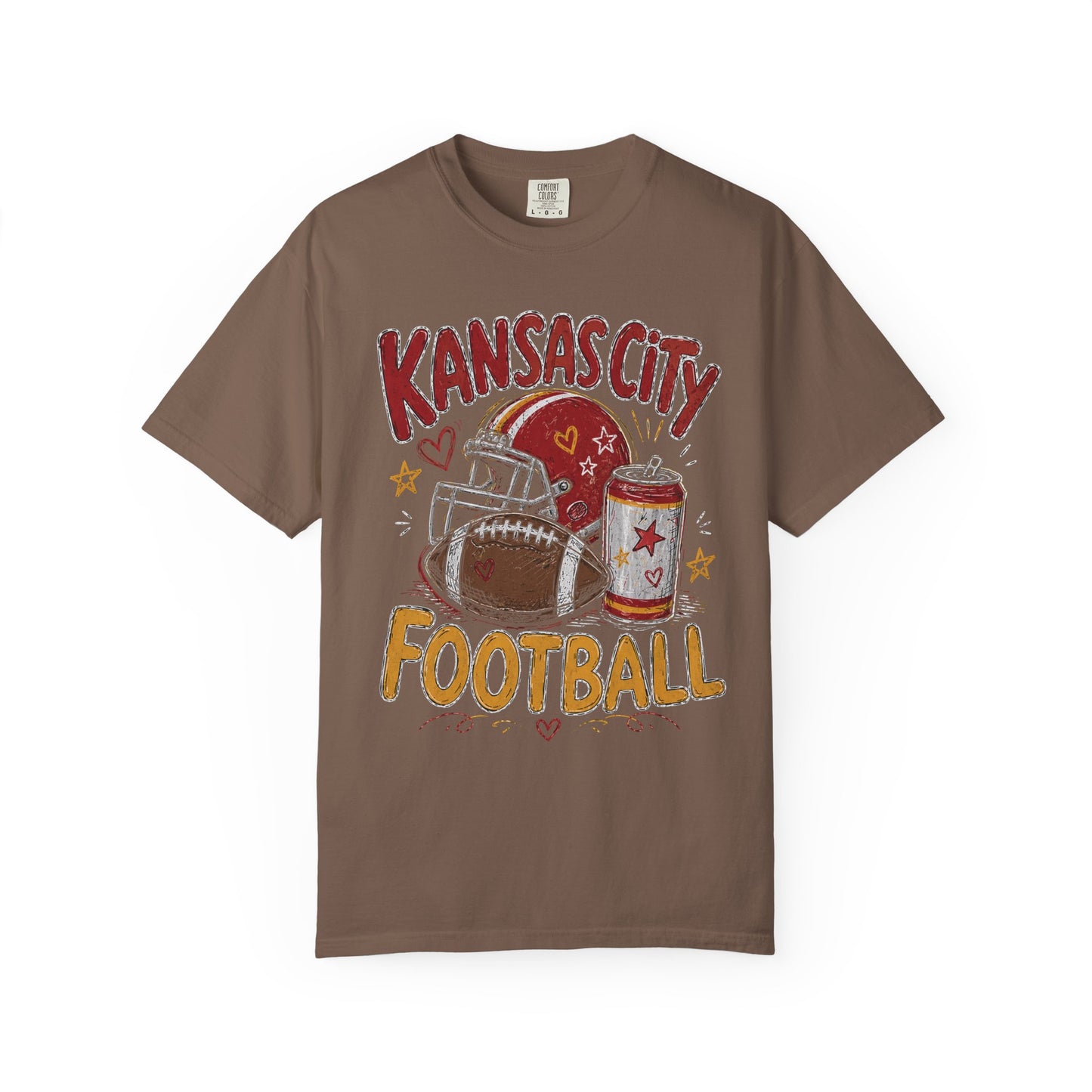 Kansas City Icon Football Graphic T-shirt