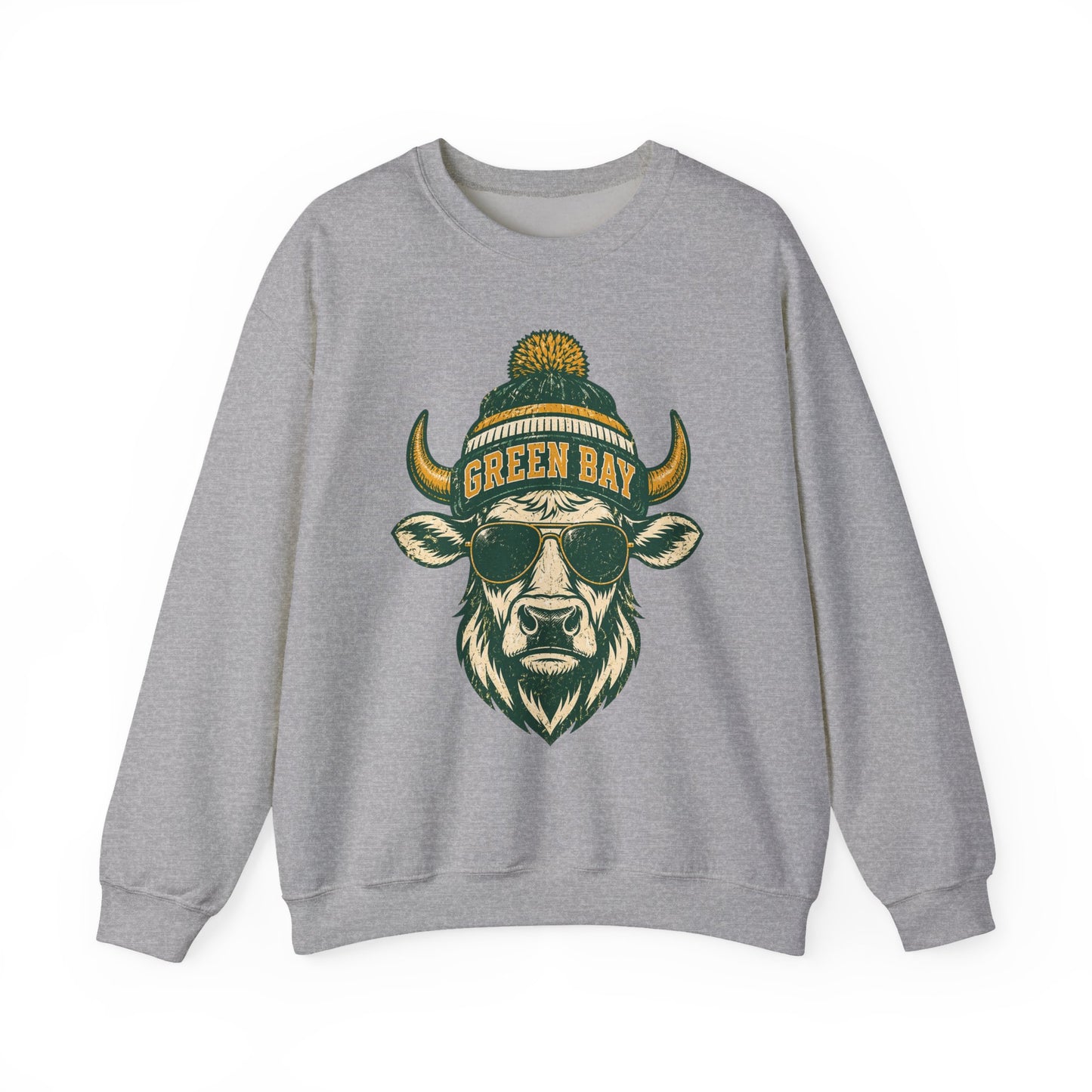 Green Bay Western Character Football Graphic Sweatshirt