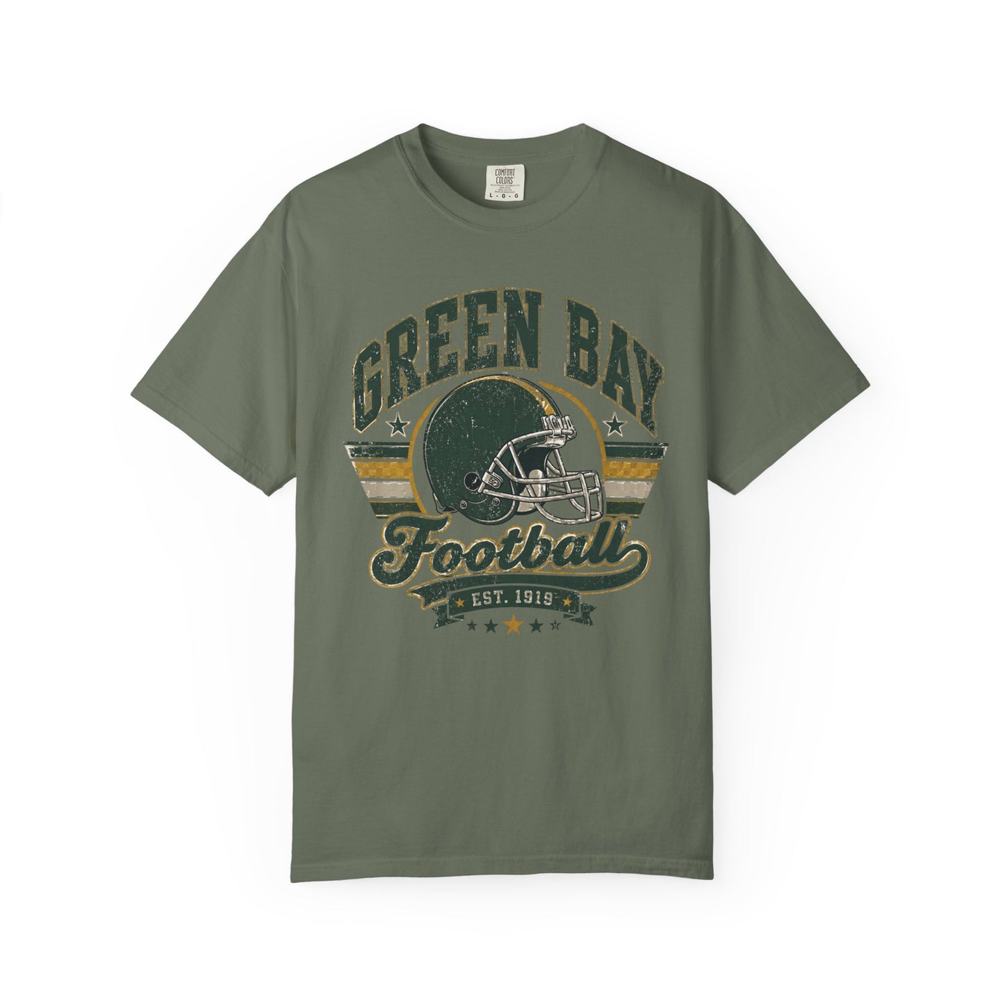 Green Bay Heritage Football Graphic T-shirt